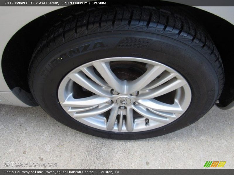 Liquid Platinum / Graphite 2012 Infiniti G 37 x AWD Sedan