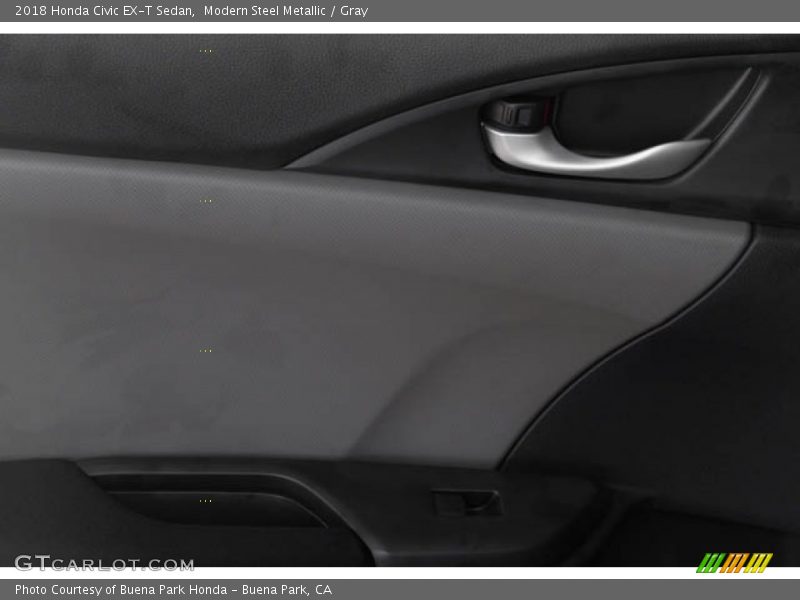 Modern Steel Metallic / Gray 2018 Honda Civic EX-T Sedan