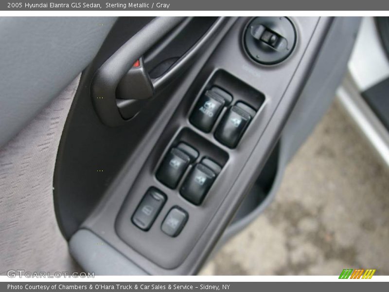 Sterling Metallic / Gray 2005 Hyundai Elantra GLS Sedan