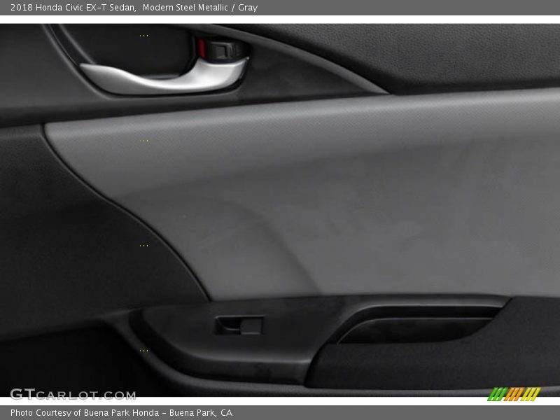 Modern Steel Metallic / Gray 2018 Honda Civic EX-T Sedan