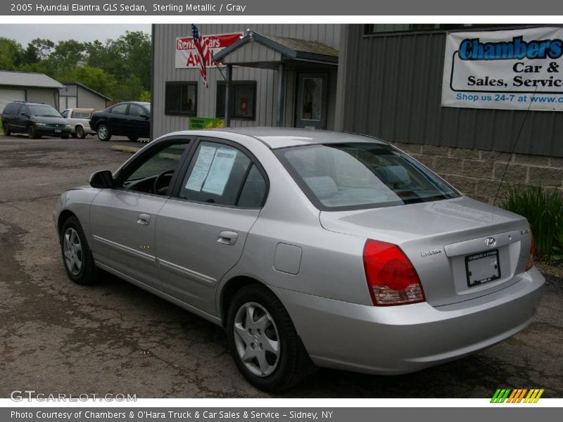Sterling Metallic / Gray 2005 Hyundai Elantra GLS Sedan