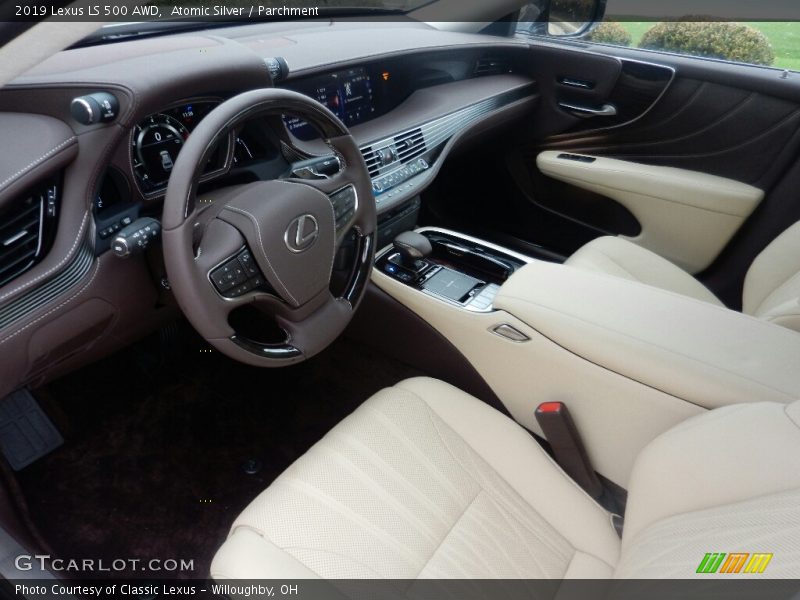  2019 LS 500 AWD Parchment Interior