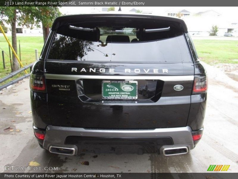 Santorini Black Metallic / Ebony/Ebony 2019 Land Rover Range Rover Sport HSE