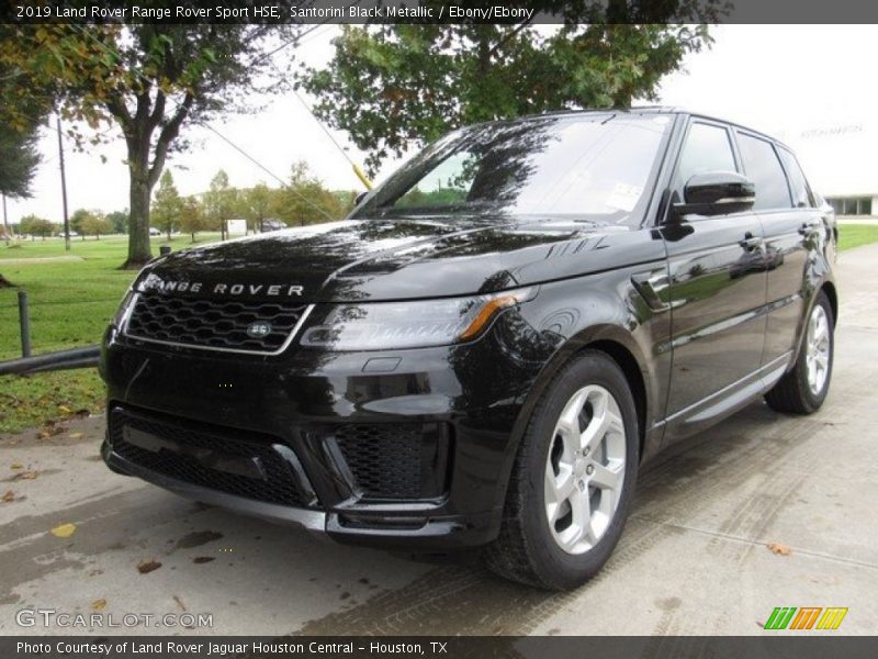 Santorini Black Metallic / Ebony/Ebony 2019 Land Rover Range Rover Sport HSE
