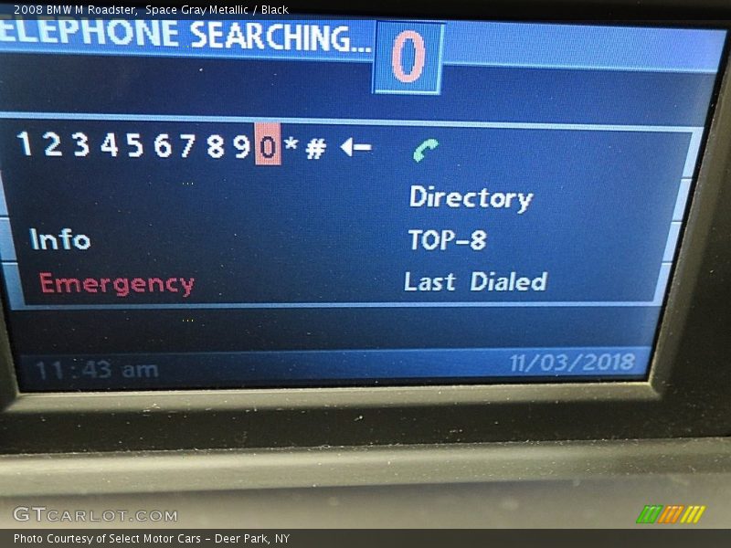 Space Gray Metallic / Black 2008 BMW M Roadster