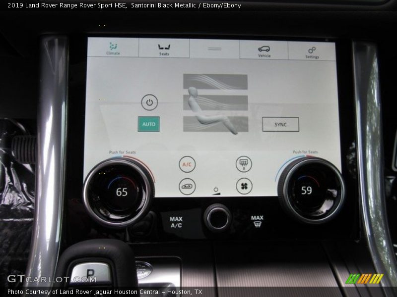 Santorini Black Metallic / Ebony/Ebony 2019 Land Rover Range Rover Sport HSE