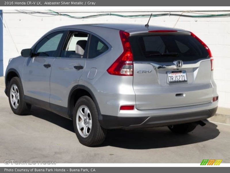 Alabaster Silver Metallic / Gray 2016 Honda CR-V LX