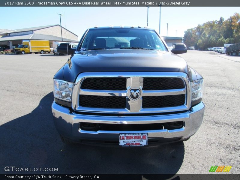 Maximum Steel Metallic / Black/Diesel Gray 2017 Ram 3500 Tradesman Crew Cab 4x4 Dual Rear Wheel