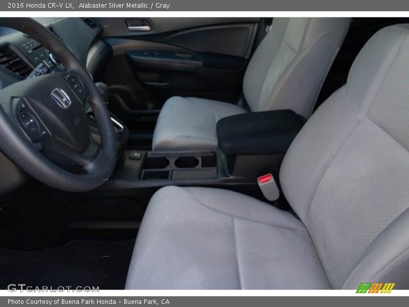 Alabaster Silver Metallic / Gray 2016 Honda CR-V LX