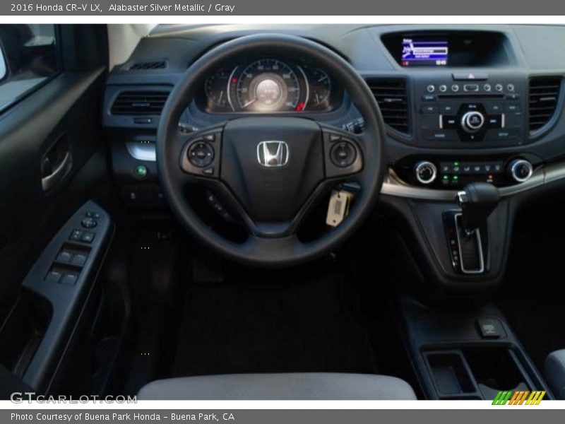 Alabaster Silver Metallic / Gray 2016 Honda CR-V LX