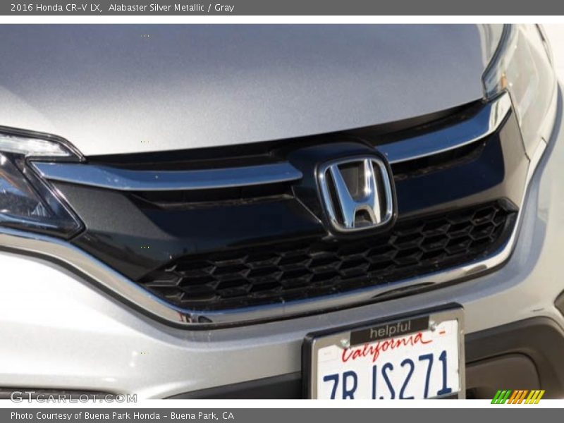 Alabaster Silver Metallic / Gray 2016 Honda CR-V LX
