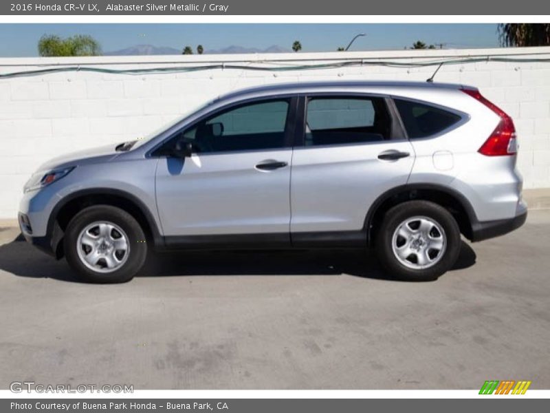 Alabaster Silver Metallic / Gray 2016 Honda CR-V LX