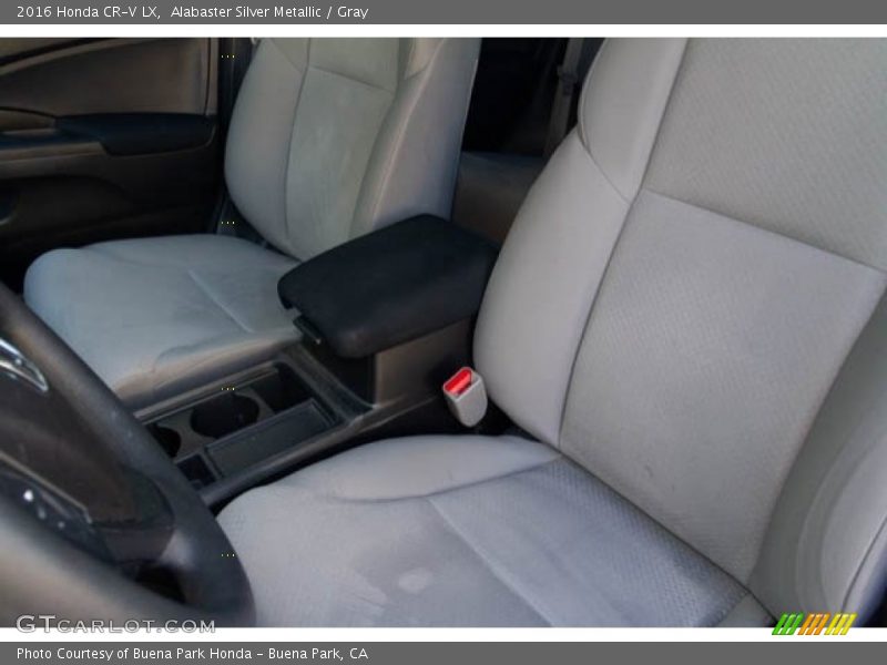 Alabaster Silver Metallic / Gray 2016 Honda CR-V LX