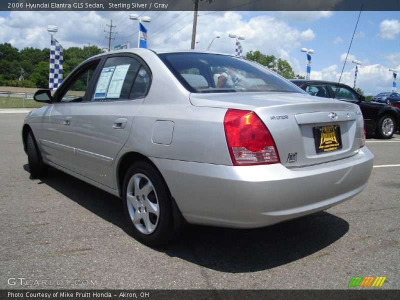 Sterling Silver / Gray 2006 Hyundai Elantra GLS Sedan