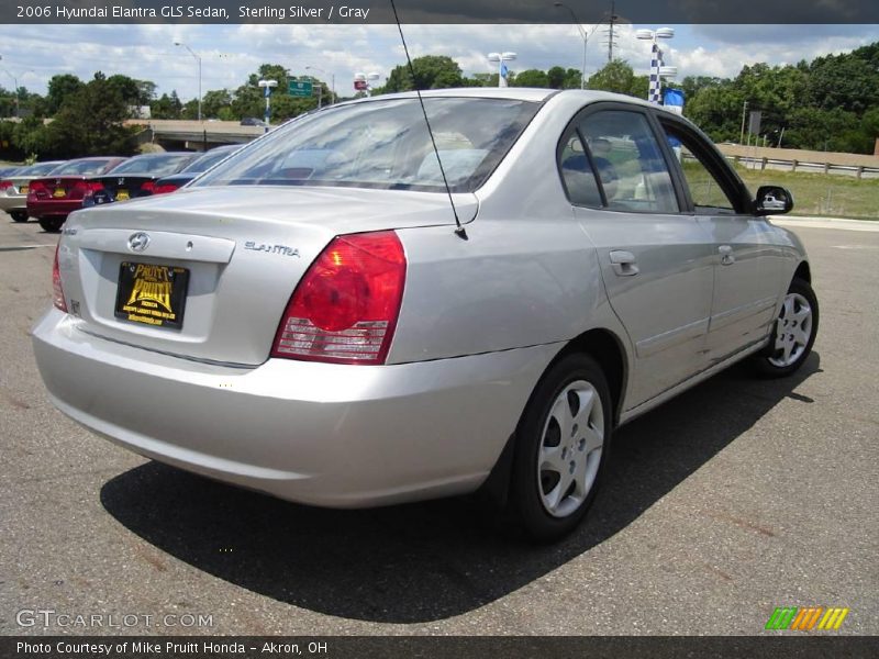Sterling Silver / Gray 2006 Hyundai Elantra GLS Sedan