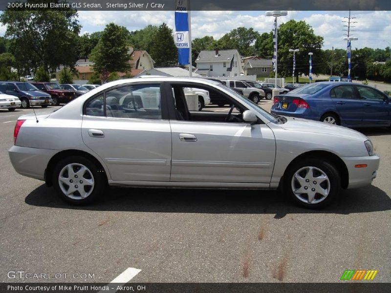 Sterling Silver / Gray 2006 Hyundai Elantra GLS Sedan