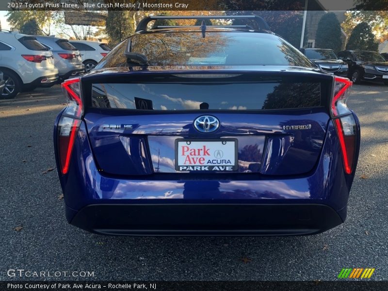 Blue Crush Metallic / Moonstone Gray 2017 Toyota Prius Three