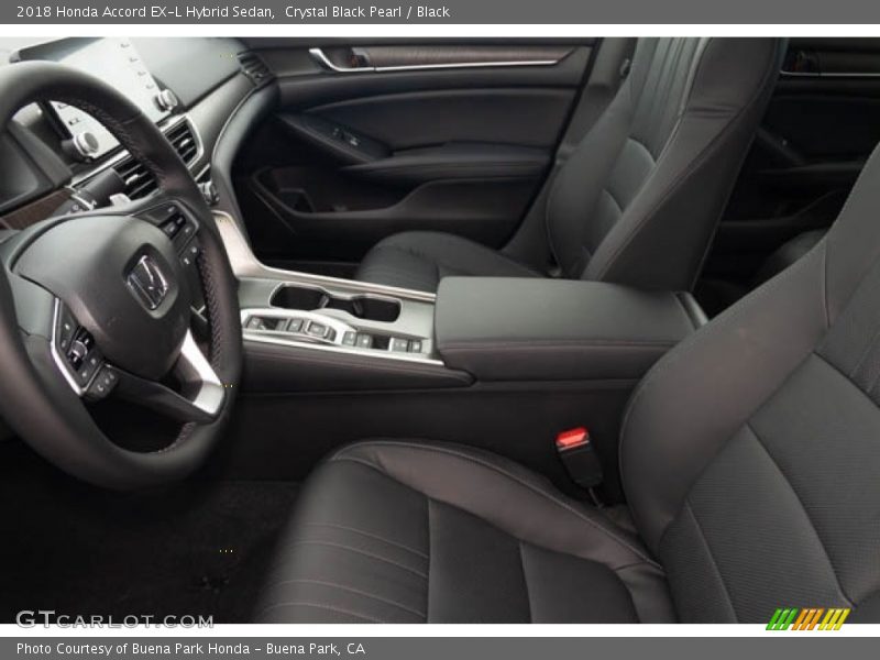 Front Seat of 2018 Accord EX-L Hybrid Sedan