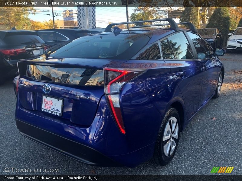 Blue Crush Metallic / Moonstone Gray 2017 Toyota Prius Three