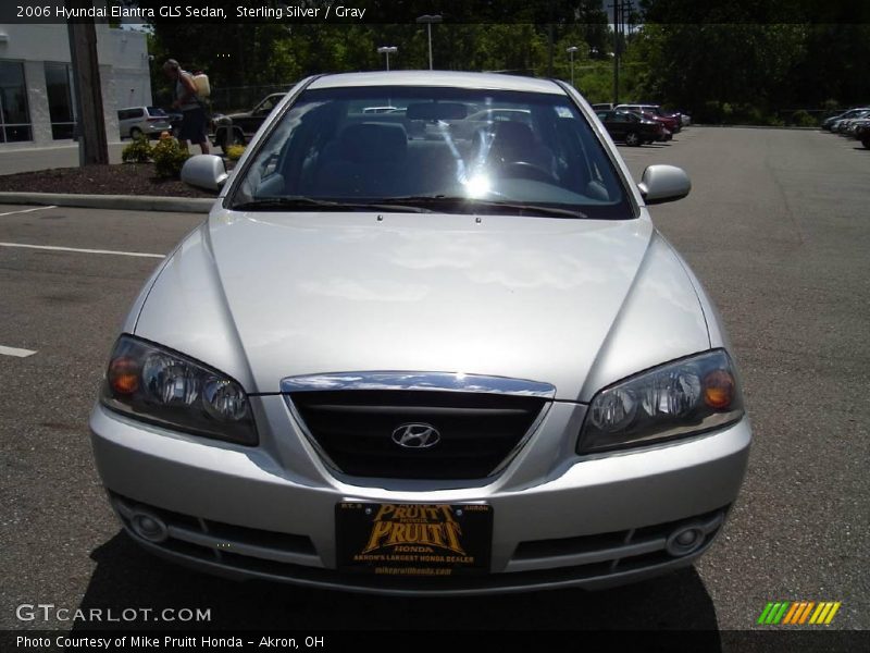 Sterling Silver / Gray 2006 Hyundai Elantra GLS Sedan