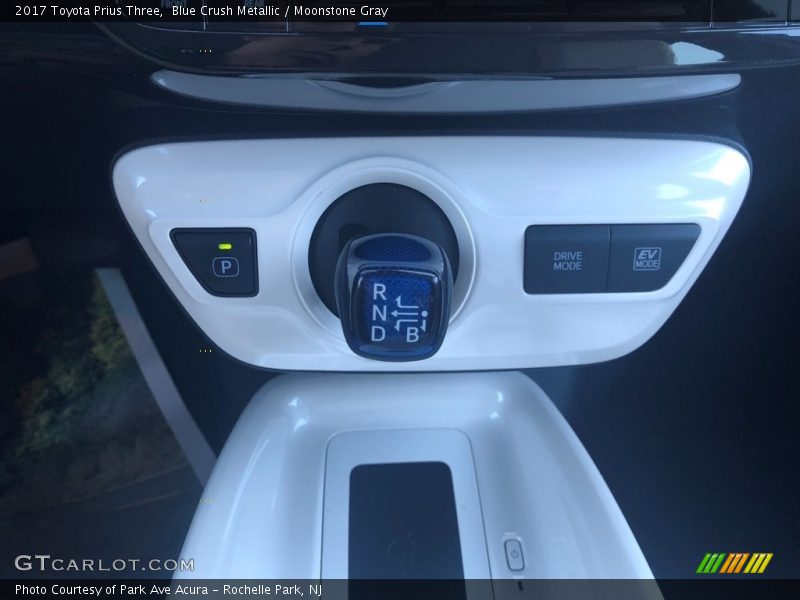 Blue Crush Metallic / Moonstone Gray 2017 Toyota Prius Three