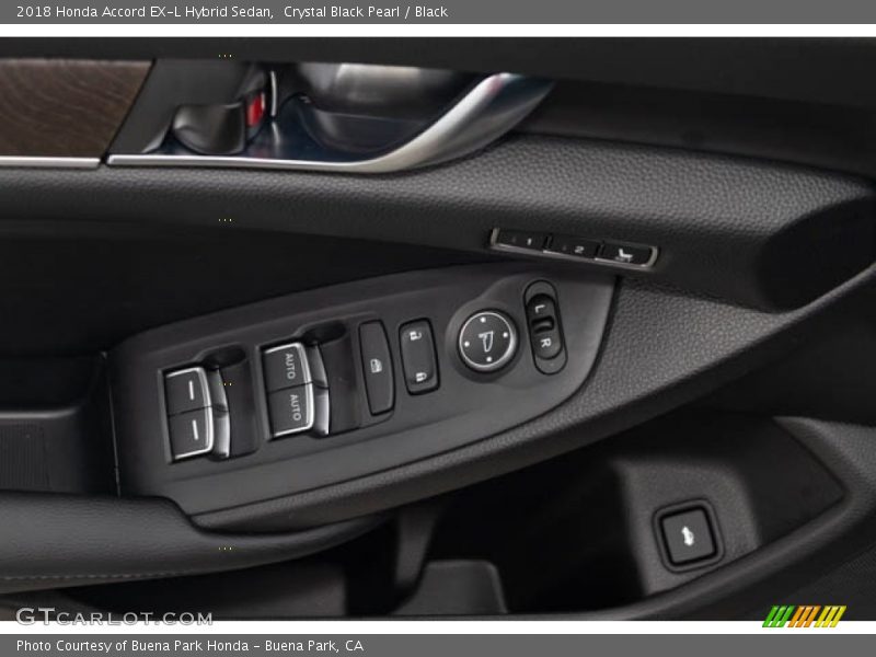 Controls of 2018 Accord EX-L Hybrid Sedan