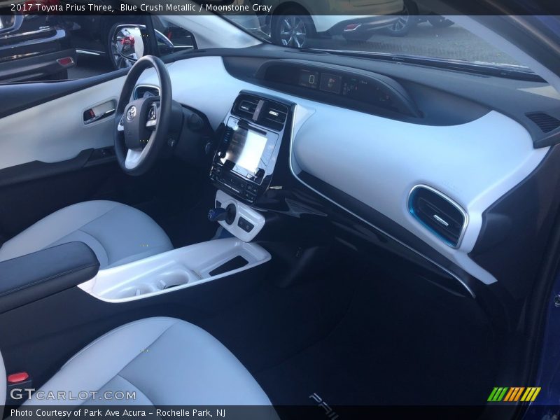 Blue Crush Metallic / Moonstone Gray 2017 Toyota Prius Three