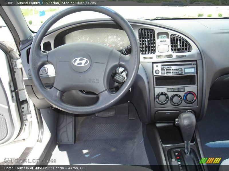 Sterling Silver / Gray 2006 Hyundai Elantra GLS Sedan