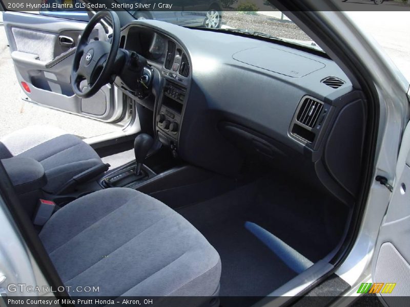 Sterling Silver / Gray 2006 Hyundai Elantra GLS Sedan