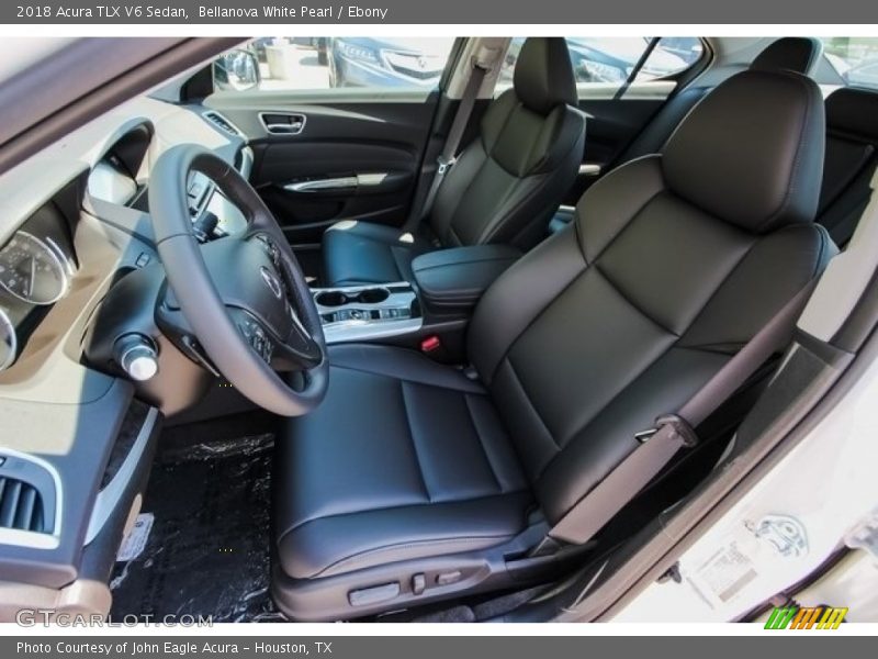 Bellanova White Pearl / Ebony 2018 Acura TLX V6 Sedan