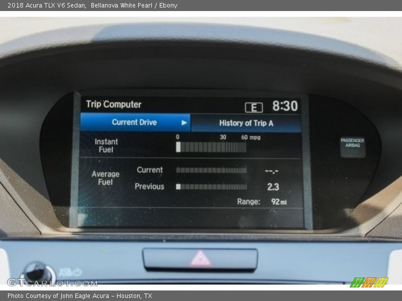 Bellanova White Pearl / Ebony 2018 Acura TLX V6 Sedan