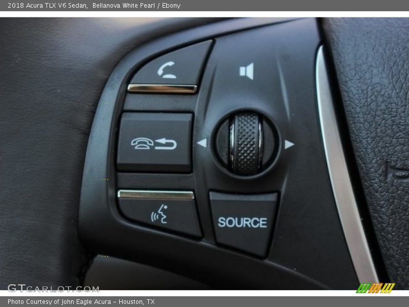 Bellanova White Pearl / Ebony 2018 Acura TLX V6 Sedan