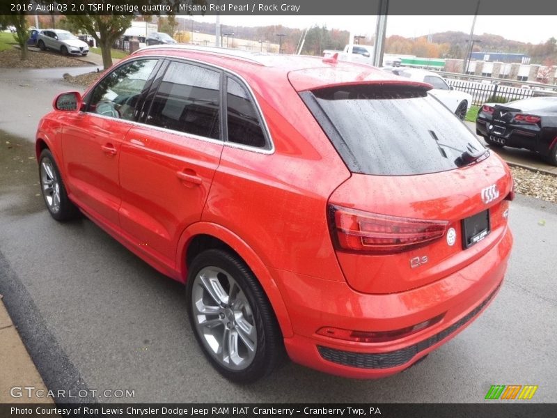 Misano Red Pearl / Rock Gray 2016 Audi Q3 2.0 TSFI Prestige quattro