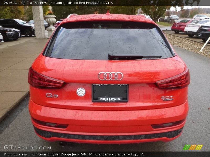 Misano Red Pearl / Rock Gray 2016 Audi Q3 2.0 TSFI Prestige quattro