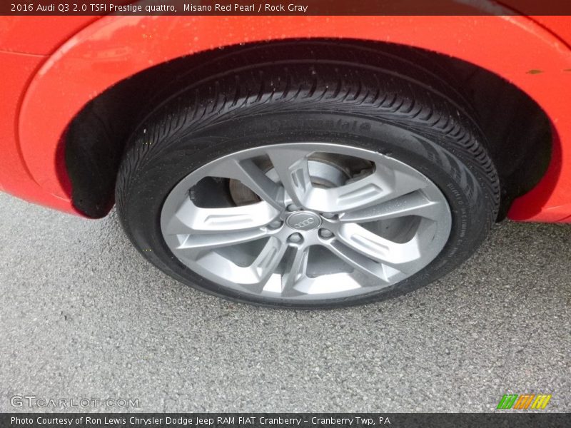 Misano Red Pearl / Rock Gray 2016 Audi Q3 2.0 TSFI Prestige quattro