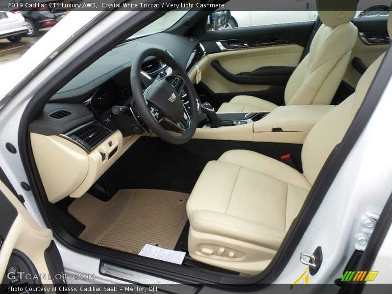 2019 CTS Luxury AWD Very Light Cashmere Interior