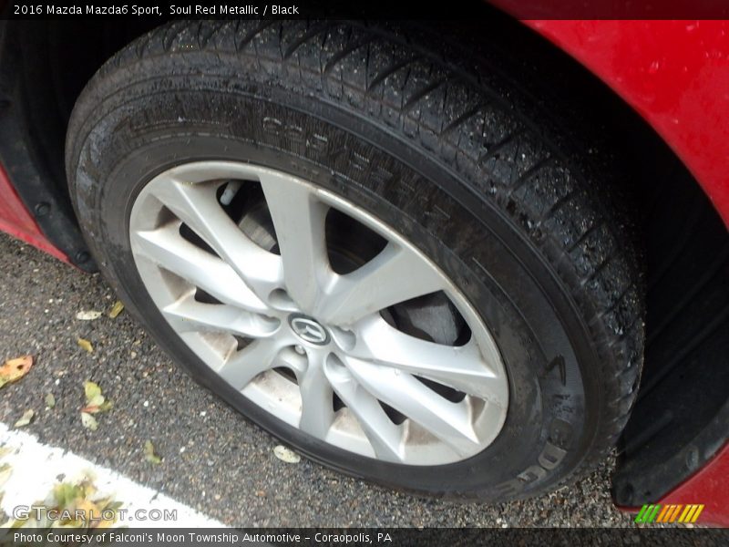 Soul Red Metallic / Black 2016 Mazda Mazda6 Sport
