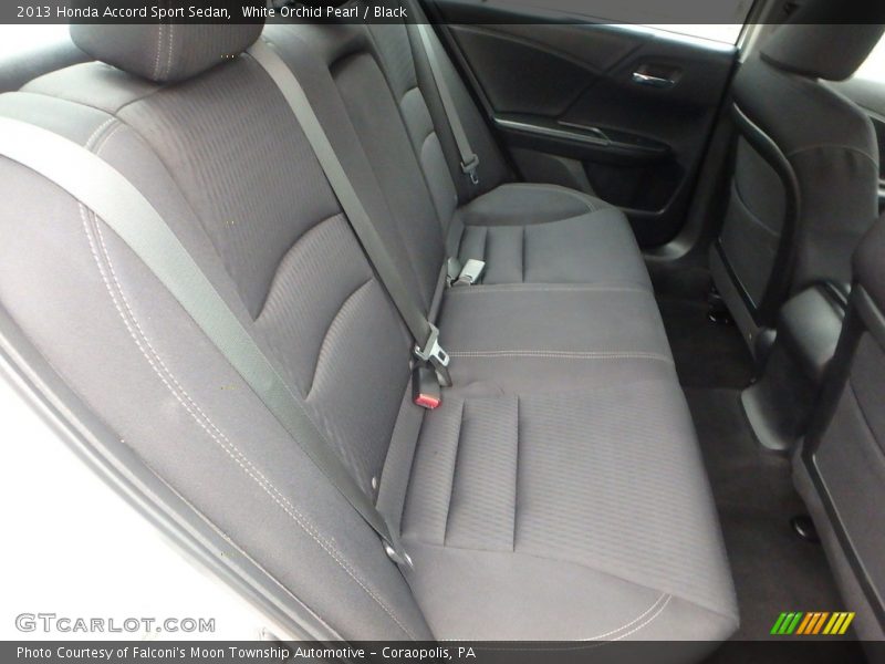 White Orchid Pearl / Black 2013 Honda Accord Sport Sedan