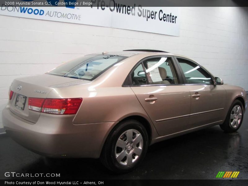 Golden Beige / Beige 2008 Hyundai Sonata GLS