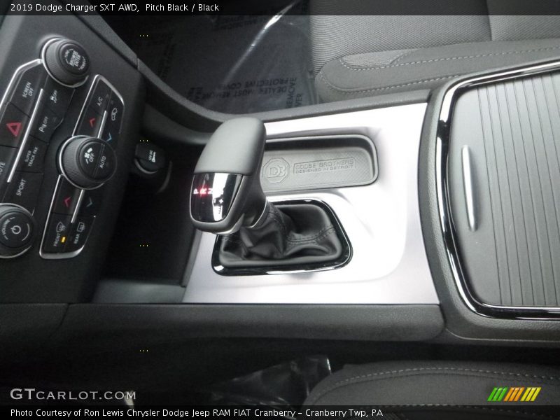 Pitch Black / Black 2019 Dodge Charger SXT AWD