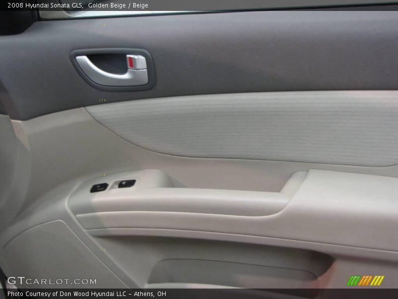 Golden Beige / Beige 2008 Hyundai Sonata GLS
