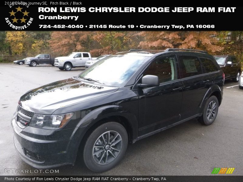 Pitch Black / Black 2018 Dodge Journey SE