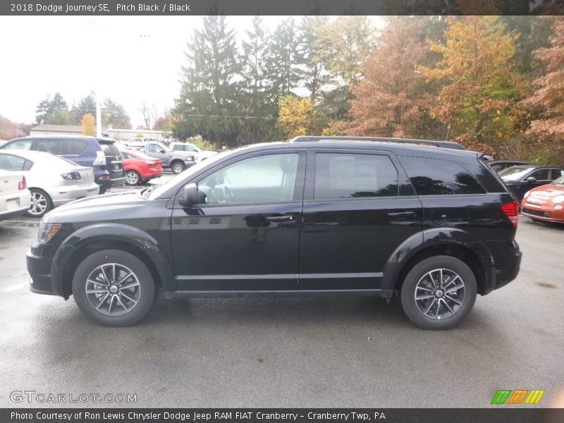 Pitch Black / Black 2018 Dodge Journey SE