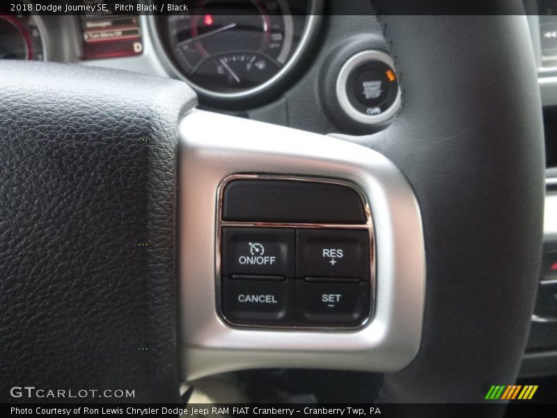 Pitch Black / Black 2018 Dodge Journey SE