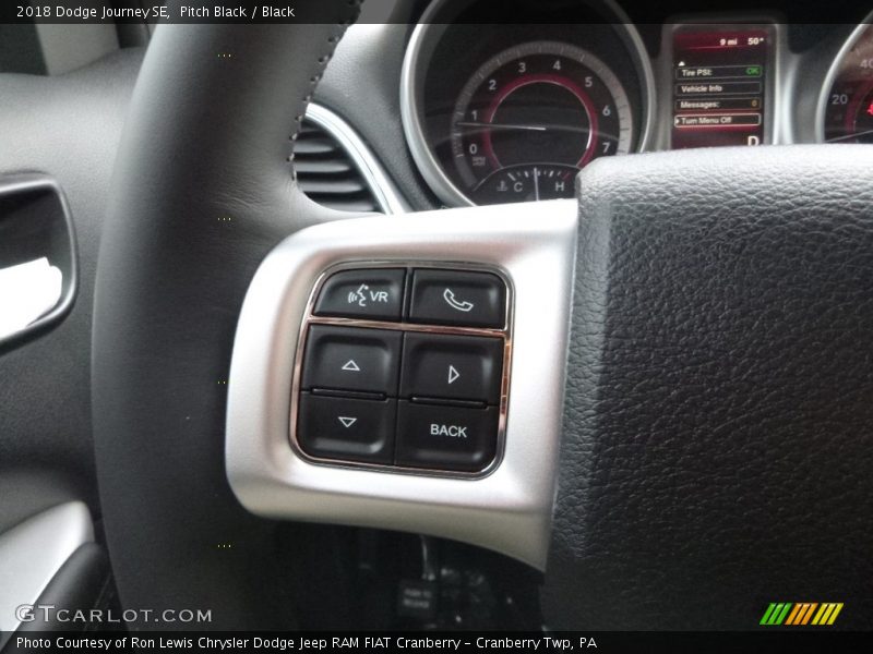 Pitch Black / Black 2018 Dodge Journey SE