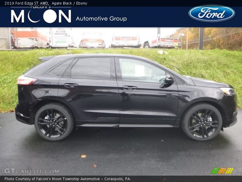 Agate Black / Ebony 2019 Ford Edge ST AWD