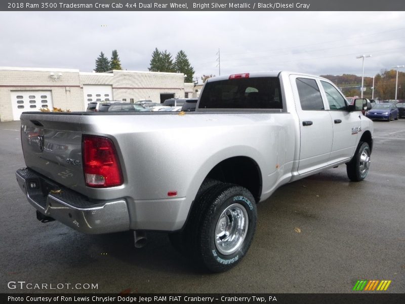 Bright Silver Metallic / Black/Diesel Gray 2018 Ram 3500 Tradesman Crew Cab 4x4 Dual Rear Wheel