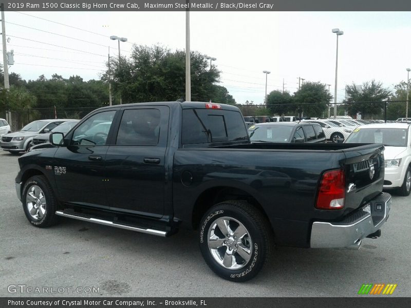 Maximum Steel Metallic / Black/Diesel Gray 2019 Ram 1500 Classic Big Horn Crew Cab
