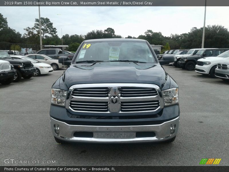 Maximum Steel Metallic / Black/Diesel Gray 2019 Ram 1500 Classic Big Horn Crew Cab