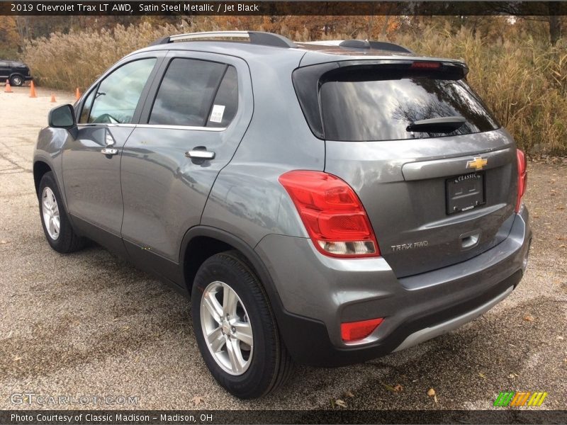 Satin Steel Metallic / Jet Black 2019 Chevrolet Trax LT AWD